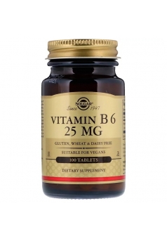 Vitamin B6 25 мг 100 табл (Solgar)