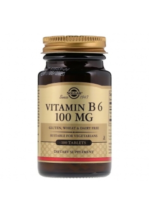 Vitamin B6 100 мг 100 табл (Solgar)
