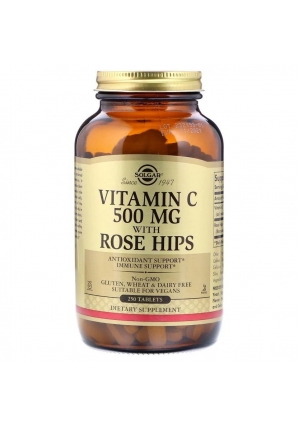 Vitamin C 500 мг with Rose Hips 250 табл (Solgar)