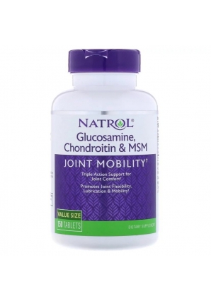 Glucosamine, Chondroitin & MSM 150 табл (Natrol)