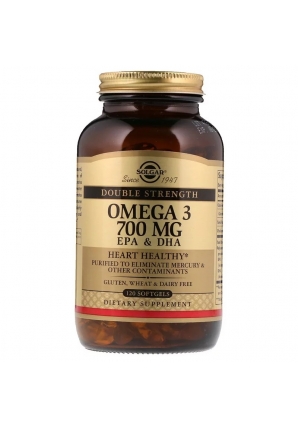 Omega-3 EPA & DHA Double Strength 700 мг 120 капс (Solgar)